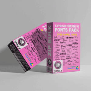 60K+ Stylish Fonts Pack